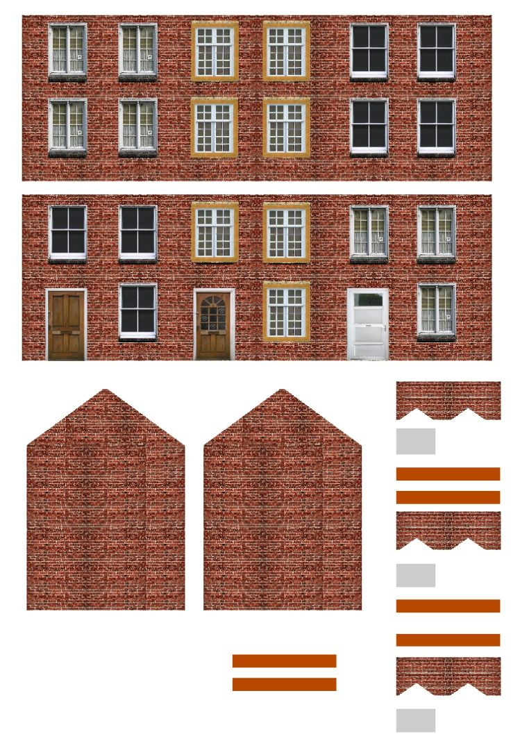 Paper Buildings - 10 Free Pdf Printables | Printablee with Free Printable Model Railway Buildings