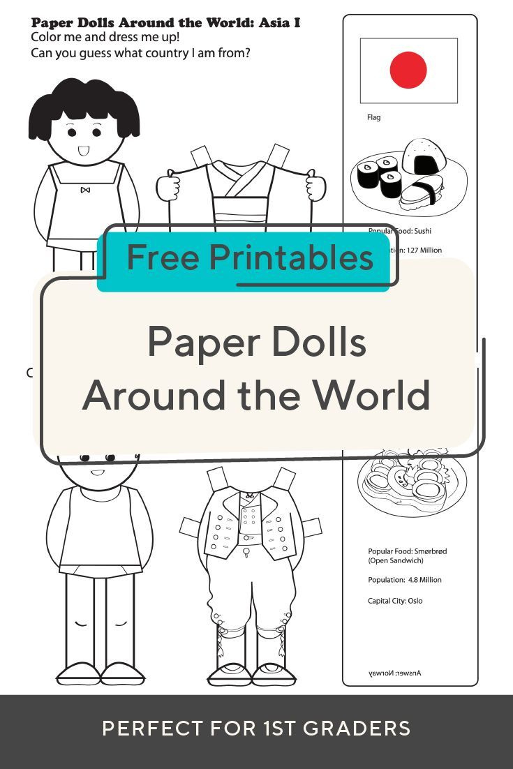 Paper Dolls Around The World pertaining to Free Printable Paper Dolls From Around The World