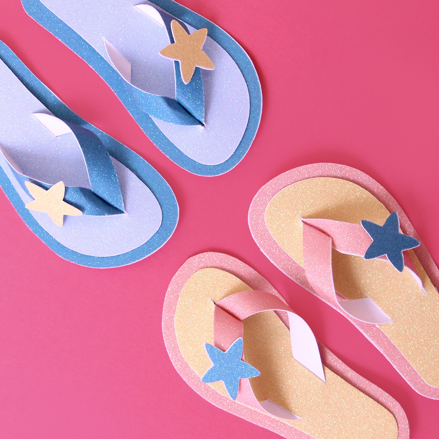 Paper Flip Flops - Free Printable Download From Printworks throughout Free Printable Flip Flop Pattern