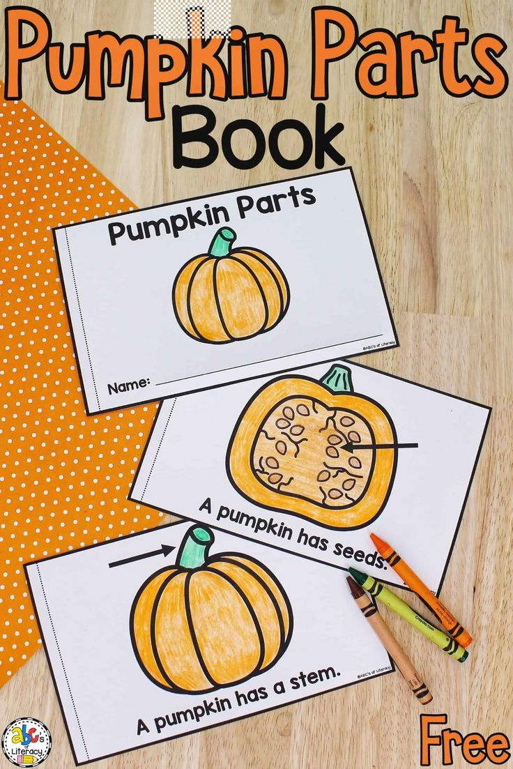 Parts Of A Pumpkin Book: Printable Book For Beginning Readers throughout Free Printable Pumpkin Books