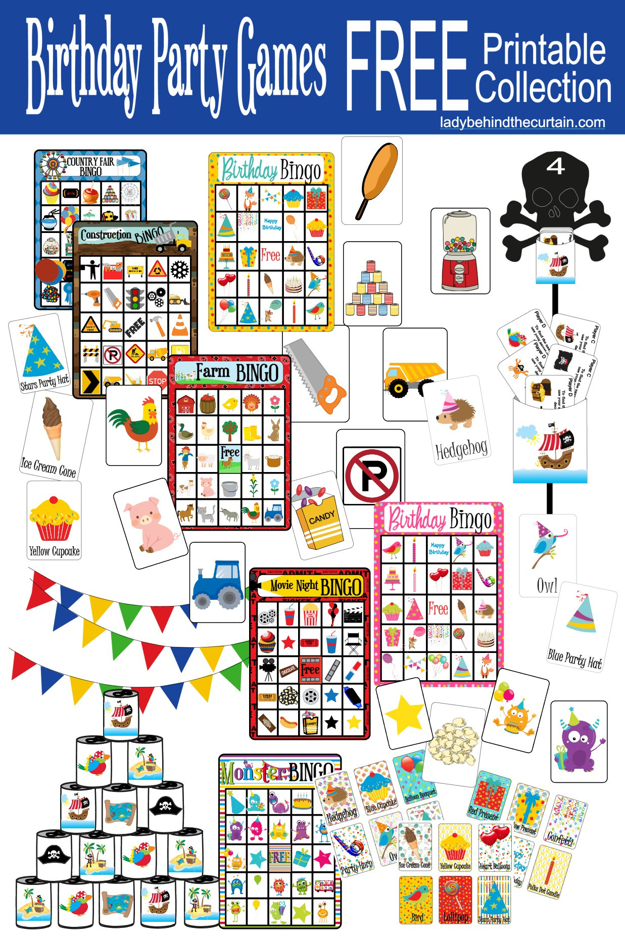 Party Game Printable Collections Archives - Lady Behind The Curtain with regard to Free Printable Games