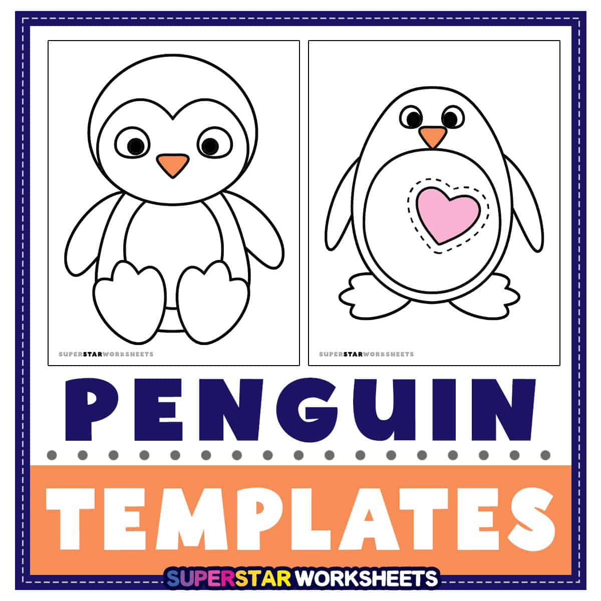 Penguin Template (Free Printables) - Superstar Worksheets inside Free Printable Penguin Template