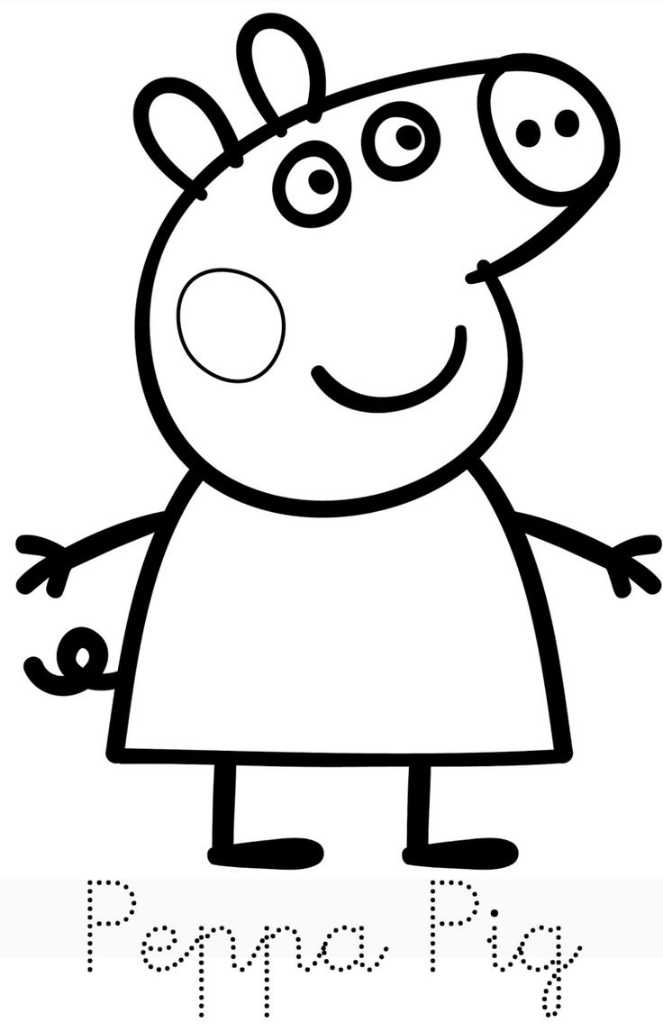 Peppa Pig Coloring Pages - Best Coloring Pages For Kids with regard to Peppa Pig Character Free Printable Images