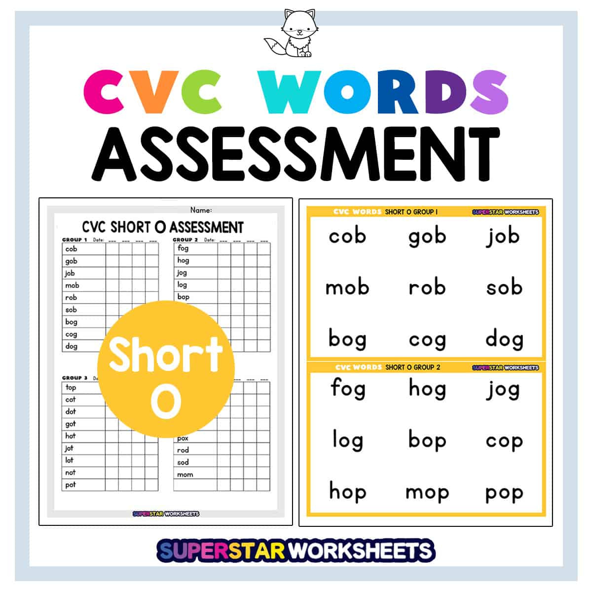 Phonics Assessment - Superstar Worksheets intended for Free Printable Reading Assessment Test