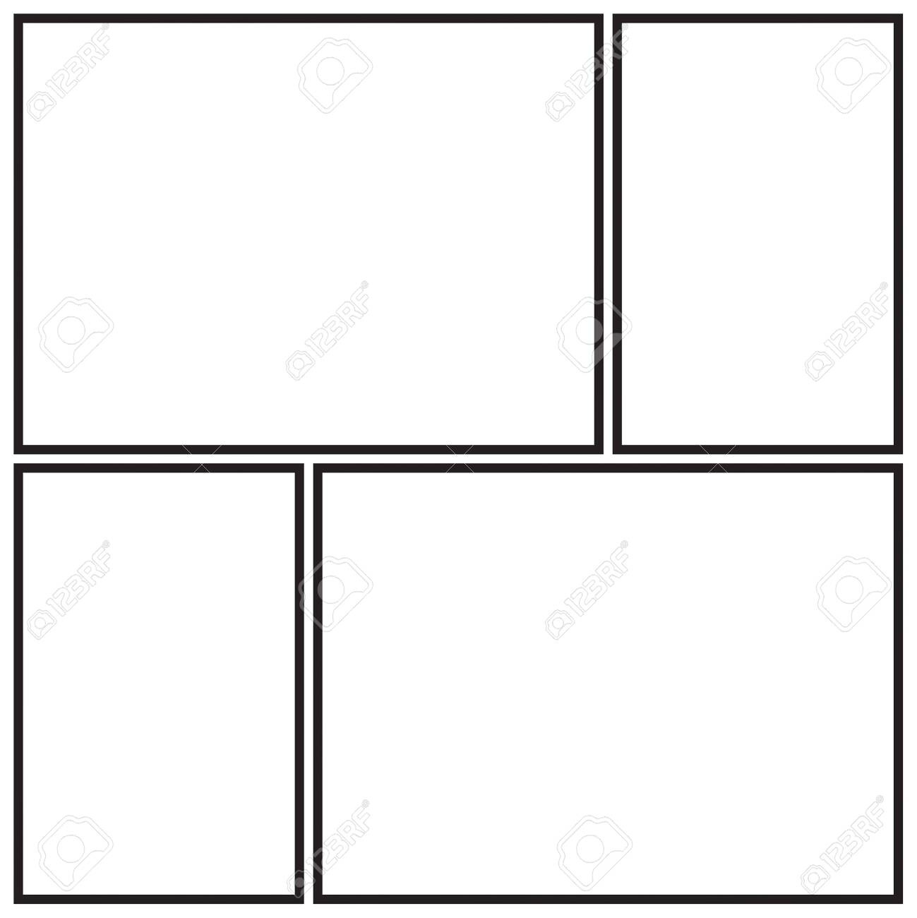 Photo Collage Templates. Royalty Free Svg, Cliparts, Vectors, And regarding Free Printable Photo Collage Template