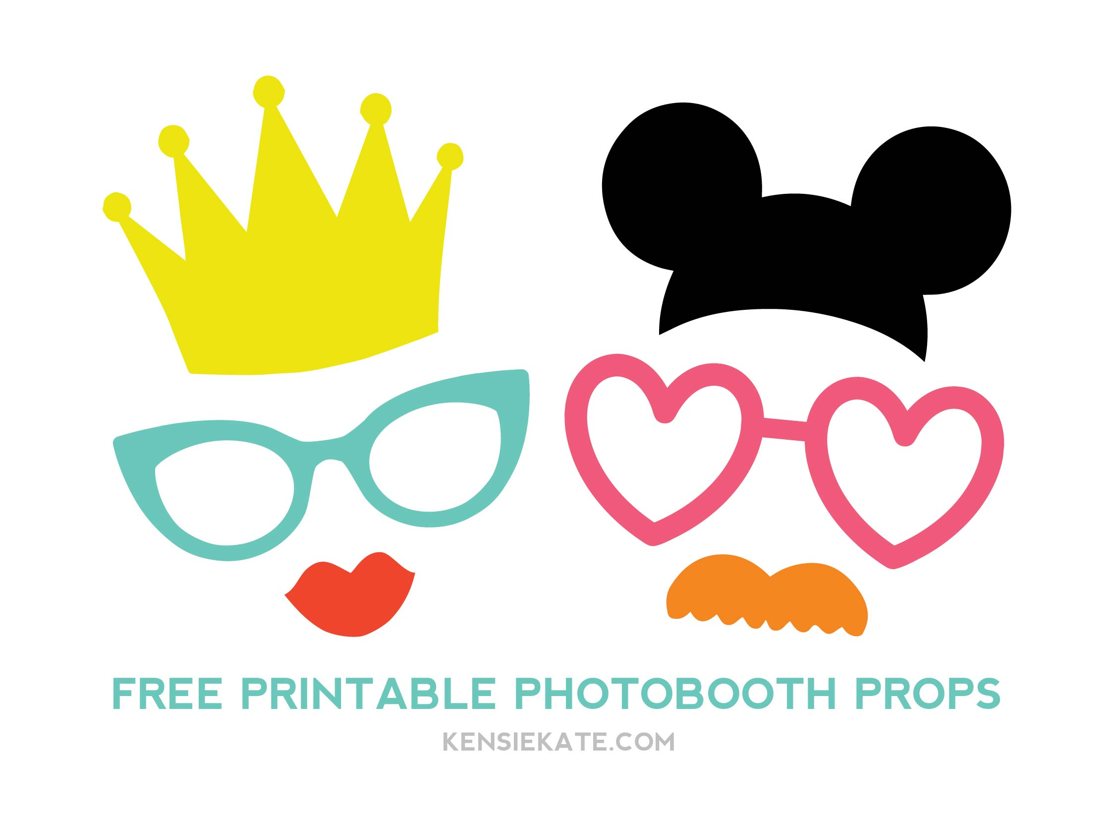Photobooth Props — Blog — Kensie Smith - Worksheets Library for Free Photo Booth Props Printable Pdf