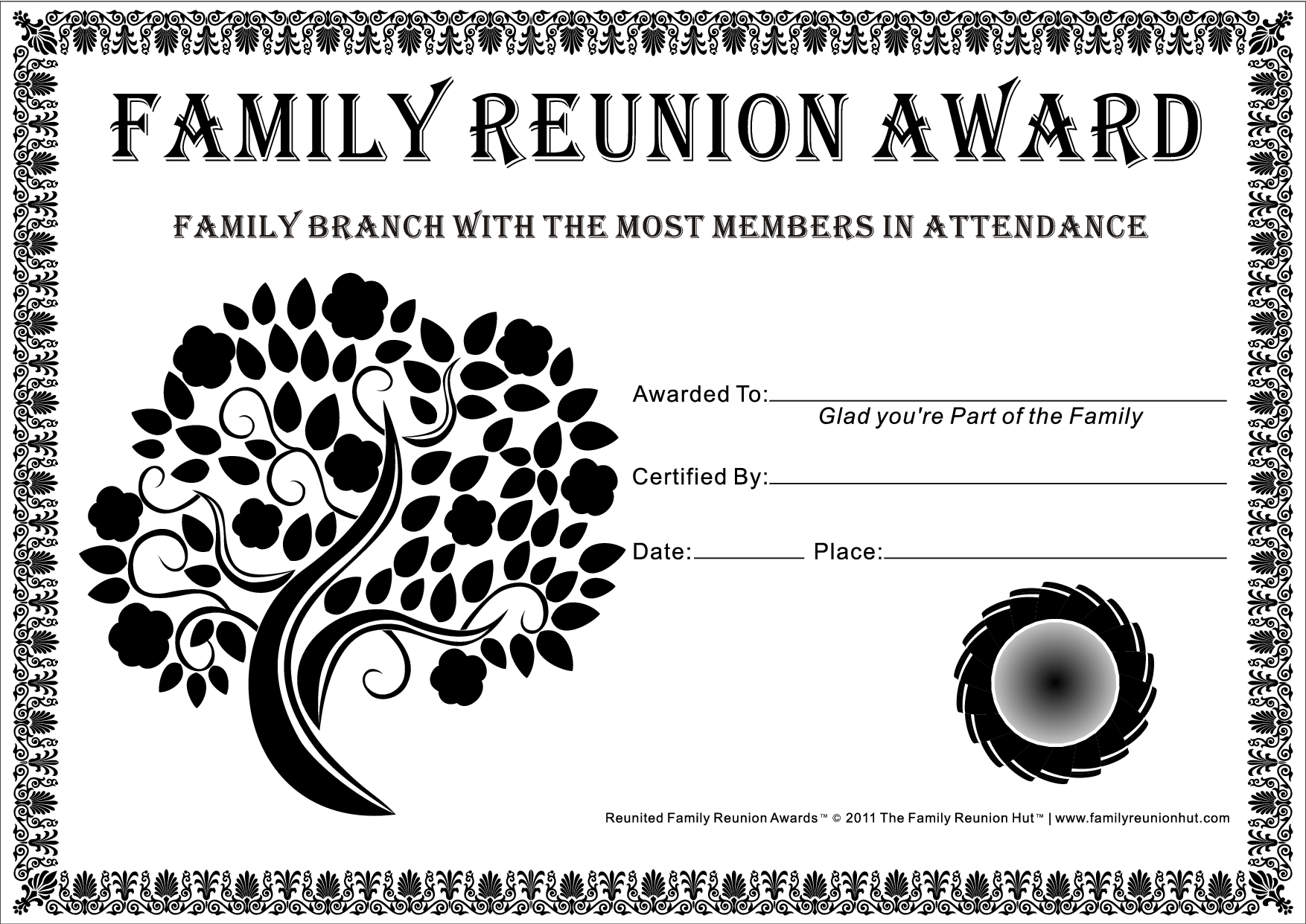 Pin Page - Worksheets Library with regard to Free Printable Family Reunion Awards
