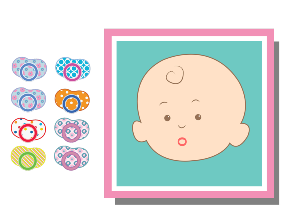 Pin The Dummy On Baby Mouth Baby Shower Game - Magical Printable for Pin The Dummy On The Baby Free Printable