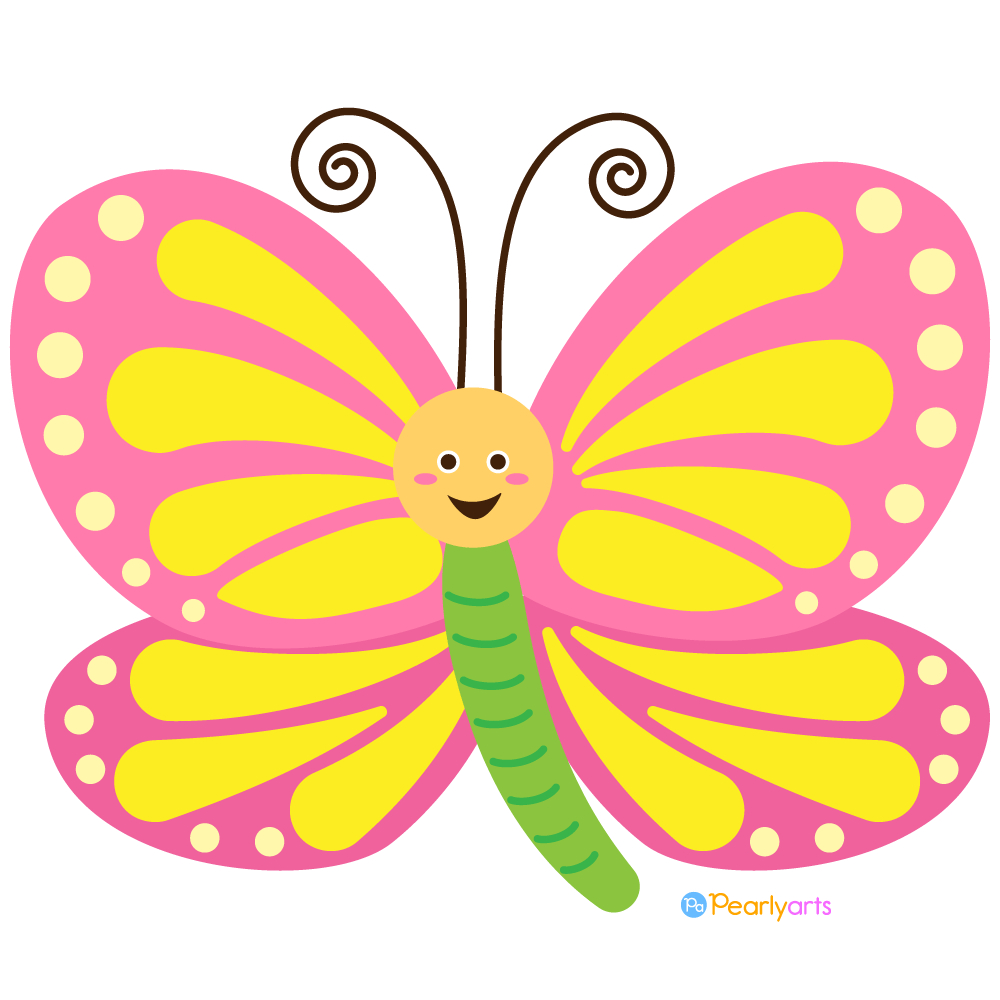 Pink Butterfly | Printable Clip Art And Images - Worksheets Library pertaining to Free Printable Clip Art