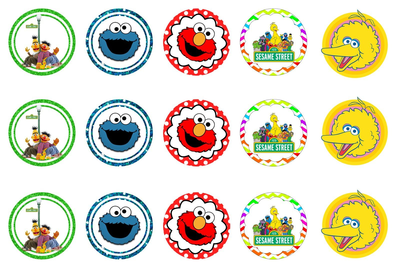 Pinmayraloacha On Barrio Sesamo | Sesame Street, Sesame Street intended for Free Printable Sesame Street Cupcake Toppers