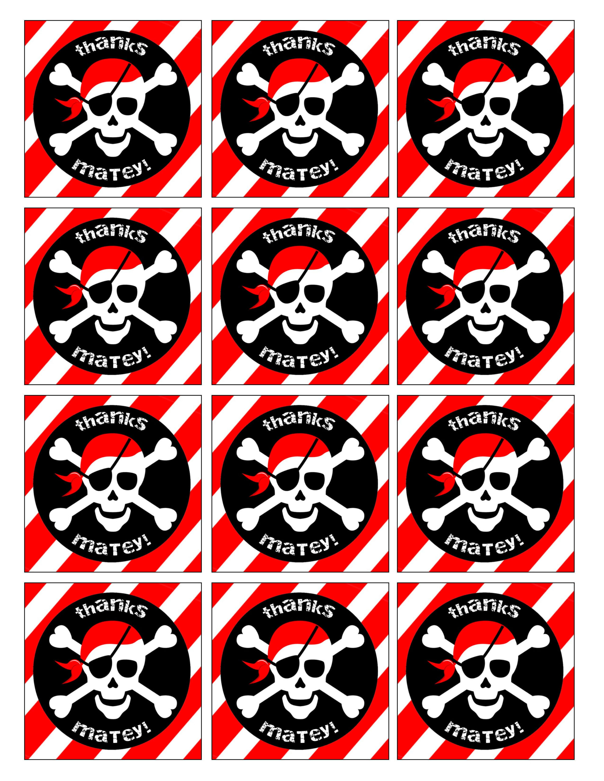 Pirate Birthday Party With Free Printables - How To Nest For Less™ inside Free Printable Pirate Cupcake Toppers