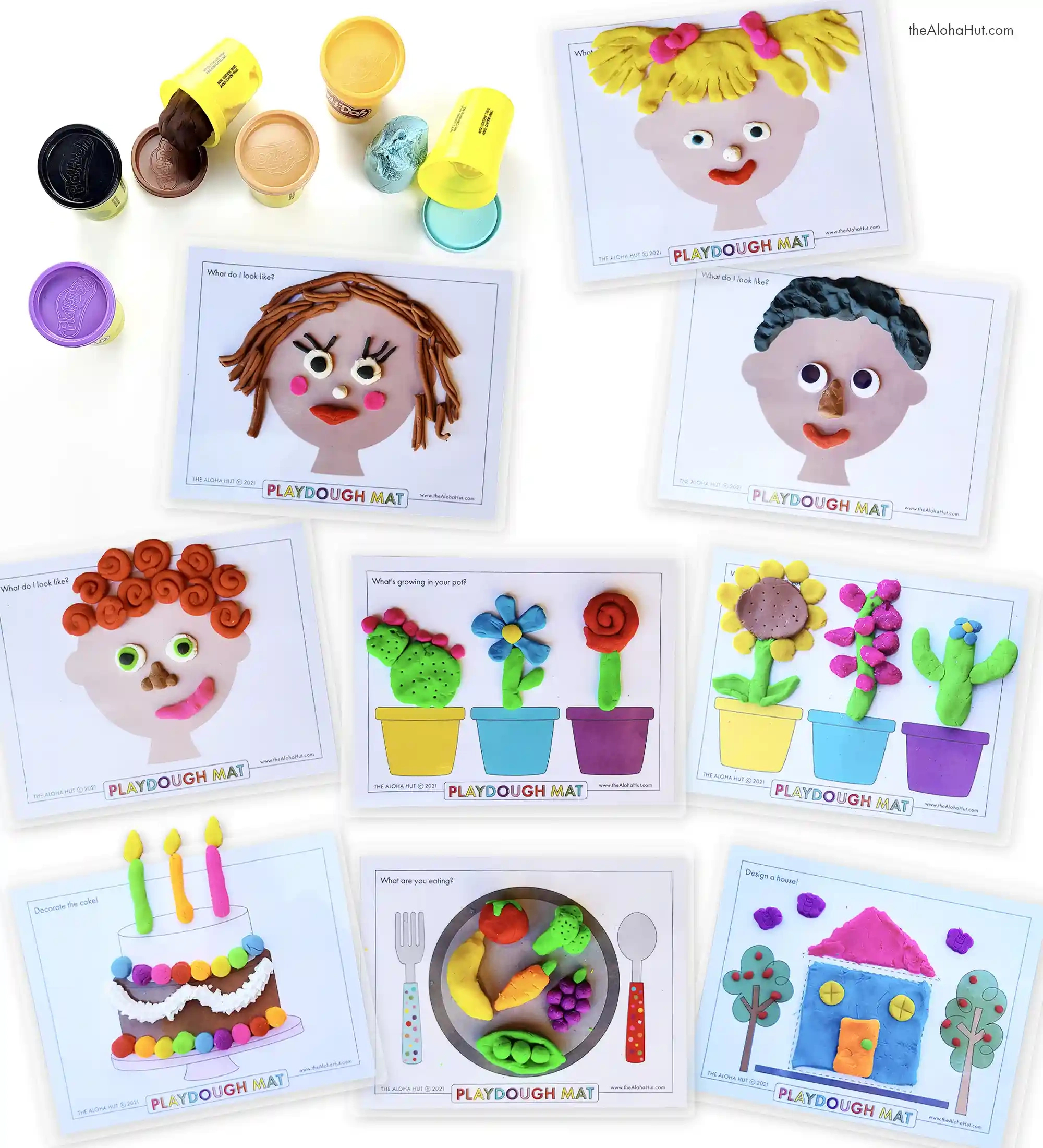 Playdough Mats To Inspire Creativity The Aloha Hut within Free Printable Playdough Mats