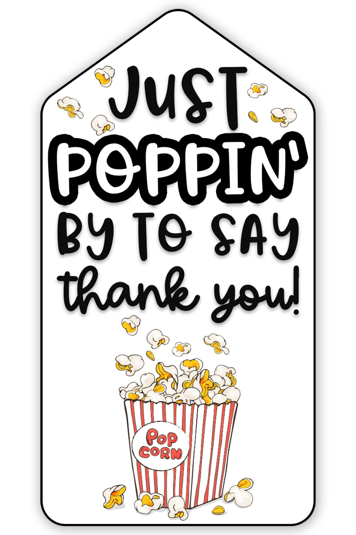 Popcorn Teacher Appreciation Free Printable - Printable Party Favors intended for Free Popcorn Teacher Appreciation Printable