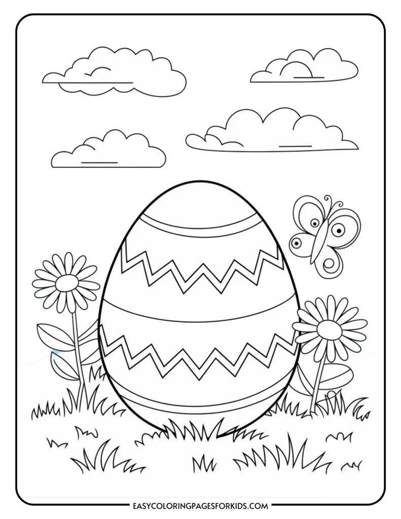 Preschool Easter Egg Coloring Pages (15 Free Printable Pages intended for Free Printable Easter Coloring Pages For Toddlers