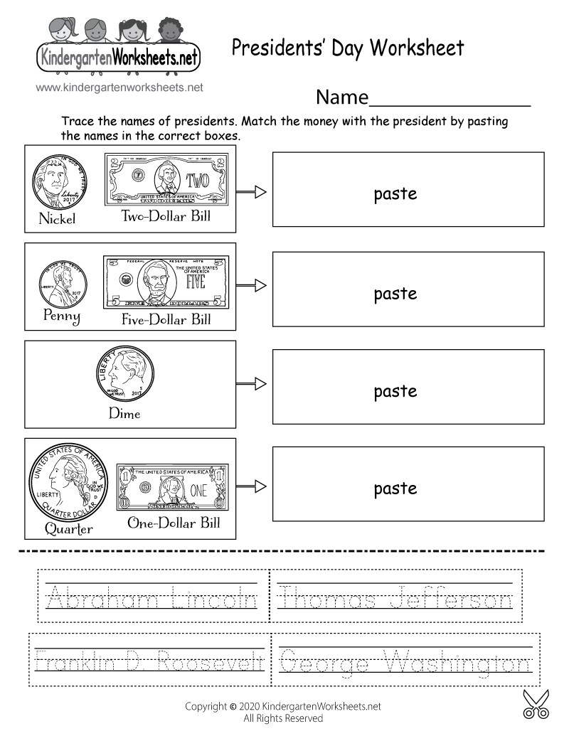 Presidents Day Worksheet - Free Printable, Digital, &Amp; Pdf in Free Printable President Worksheets