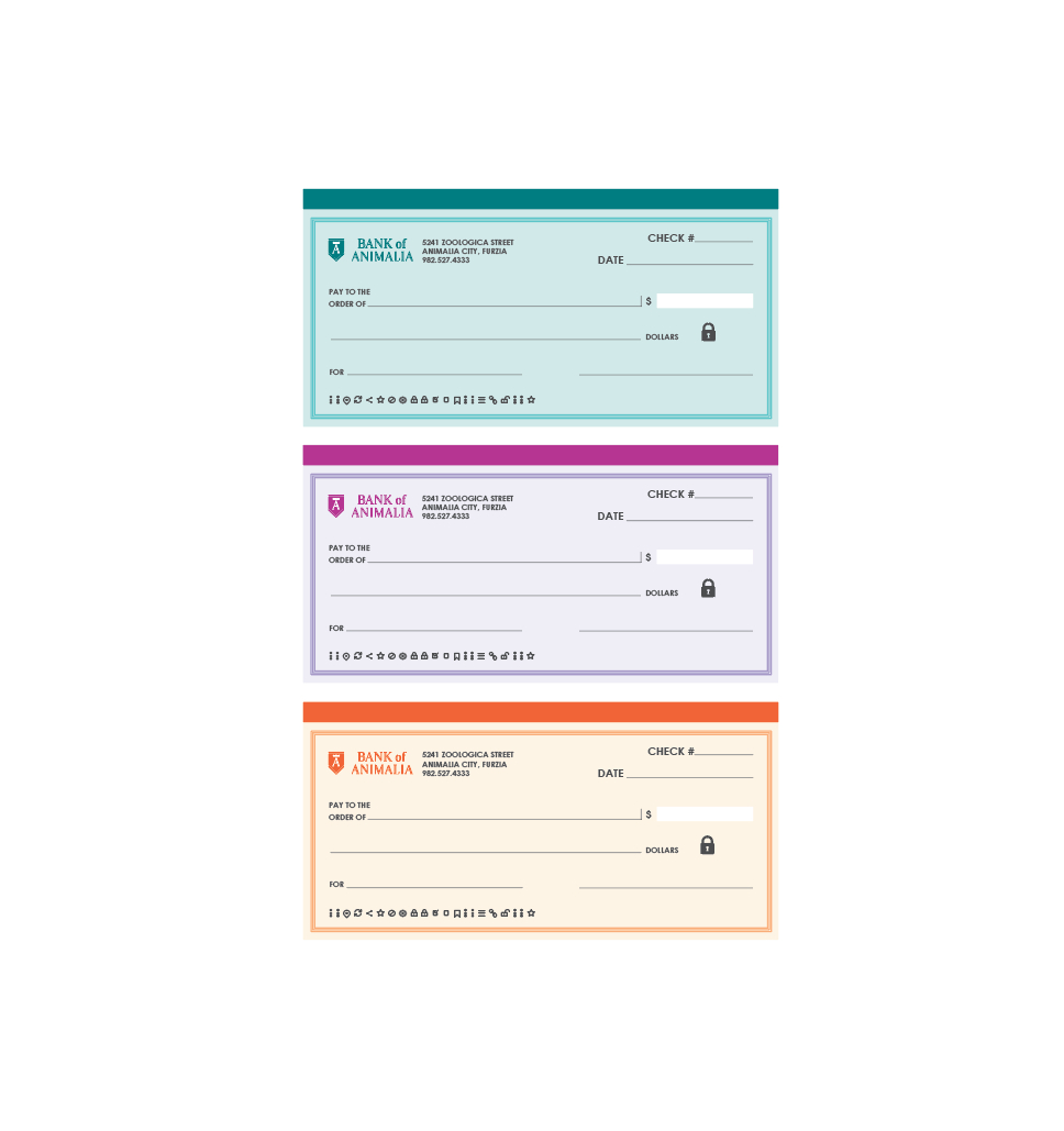 Pretend Checkbook — Play With Cmyk - Free Printables with Free Printable Checks