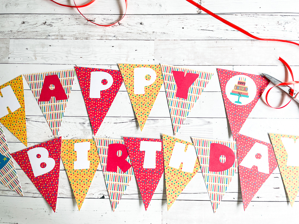 Printable Birthday Banner inside Free Printable Happy Birthday Banner