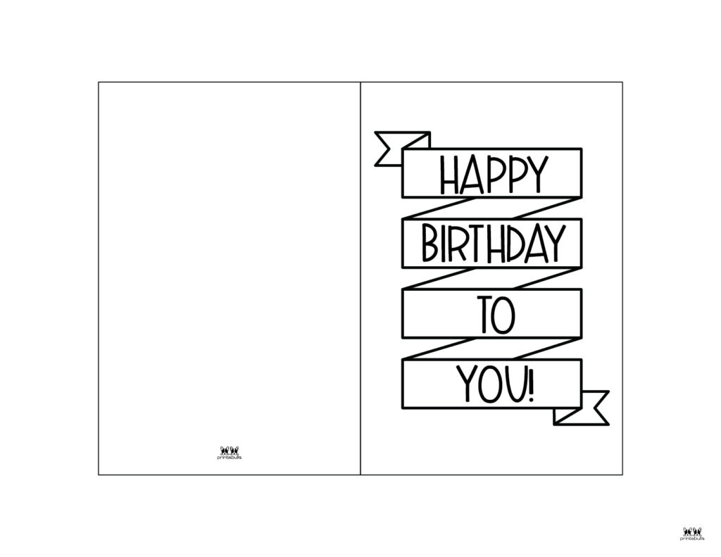 Printable Birthday Cards - 110 Free Birthday Cards | Printabulls inside Free Printable Birthday Scrolls