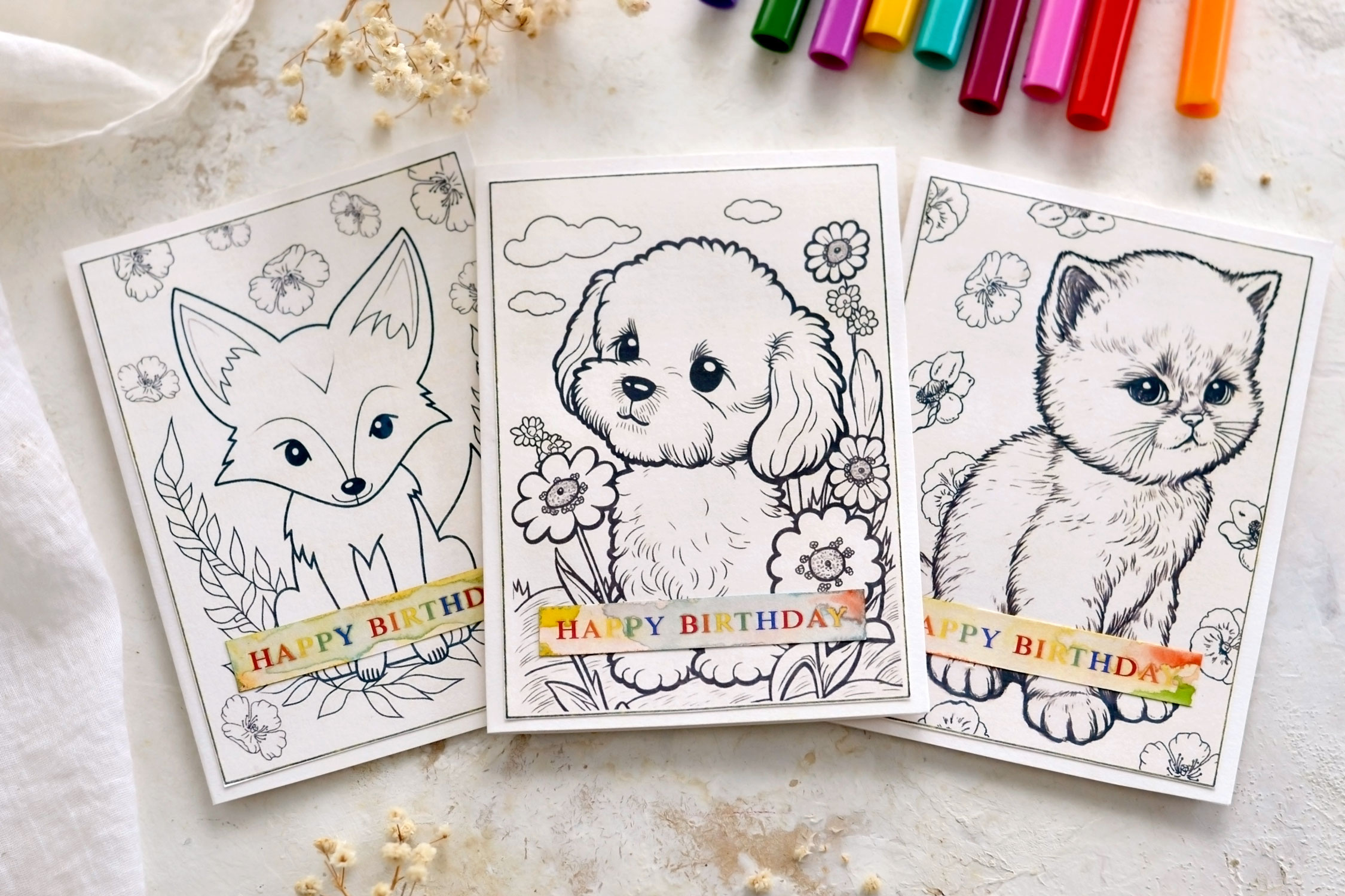 Printable Birthday Cards For Kids! - The Graphics Fairy throughout Free Printable Birthday Cards For Kids