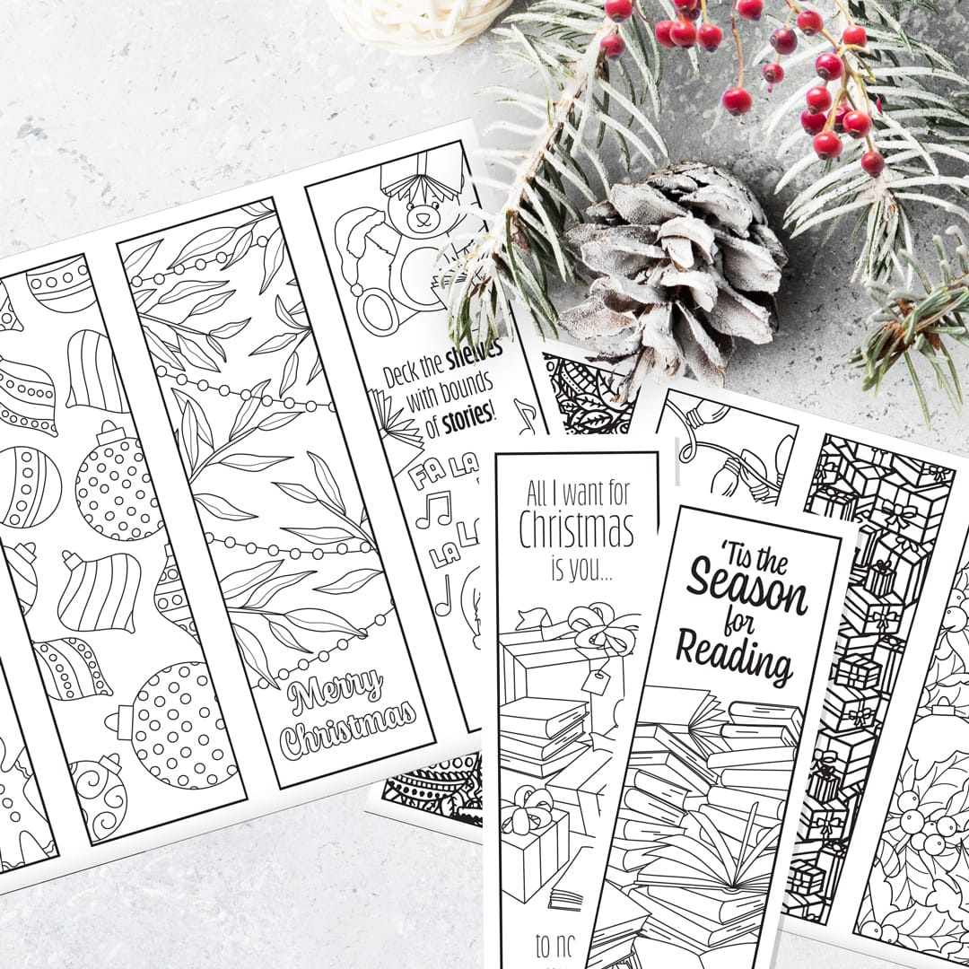 Printable Christmas Bookmarks - Sarah Renae Clark - Coloring Book with Free Printable Christmas Bookmarks To Color
