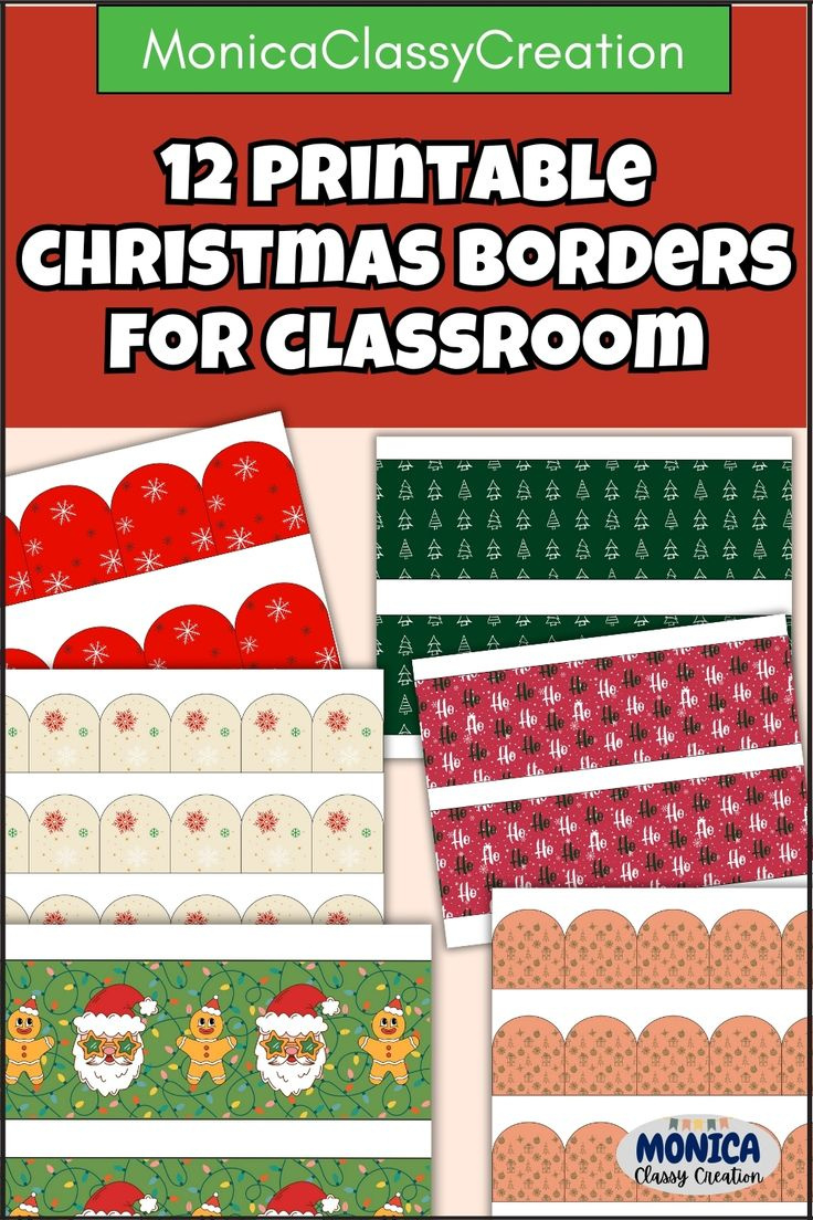 Printable Christmas Borders For Bulletin Board Ideas And Classroom throughout Free Printable Christmas Bulletin Board Borders