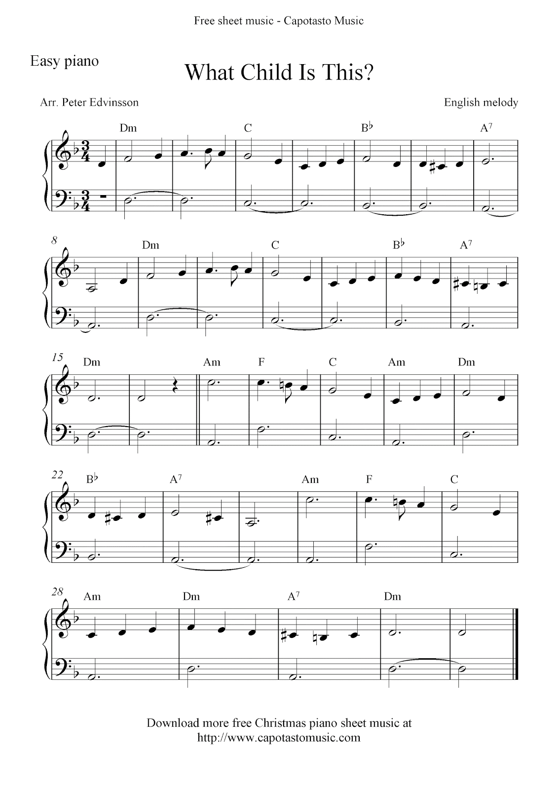 Printable Christmas Sheet Music regarding Free Printable Christmas Sheet Music For Piano