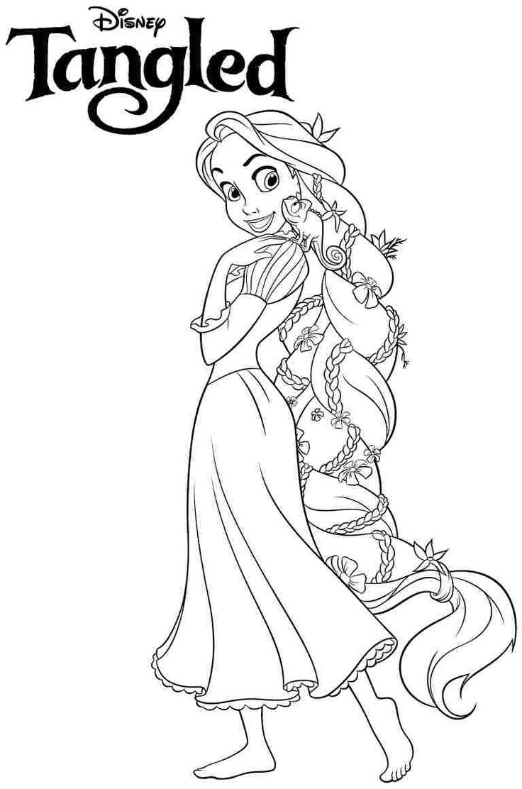 Printable Coloring Pages. Free with regard to Free Printable Tangled