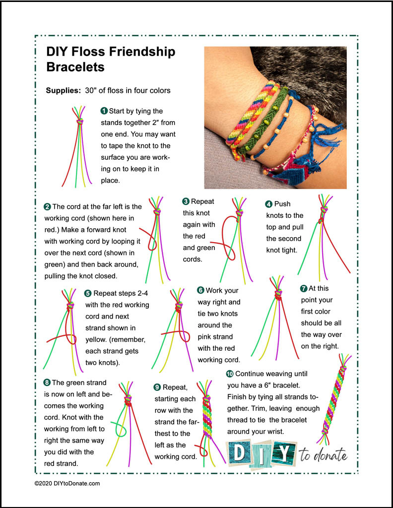 Printable Cord Bracelet Patterns Printable Friendship Bracelet for Free Printable Friendship Bracelet Patterns