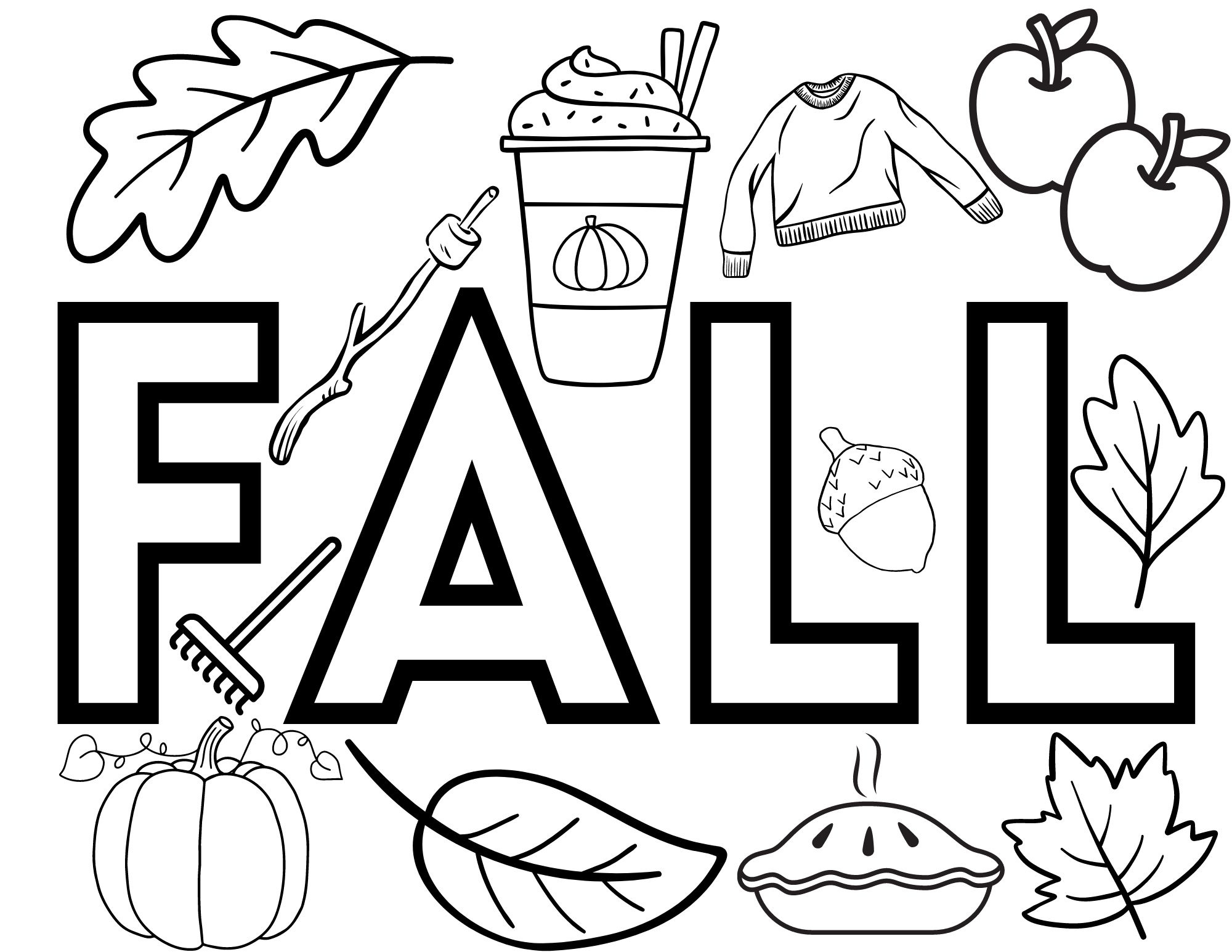 Printable Cute Fall Coloring Pages - Crafty Morning - Worksheets with regard to Free Printable Autumn Coloring Sheets