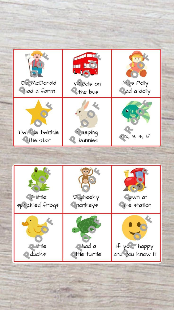 Printable Eyfs Song Cards - Nursery Rhymes for Free Printable Nursery Rhymes Songs