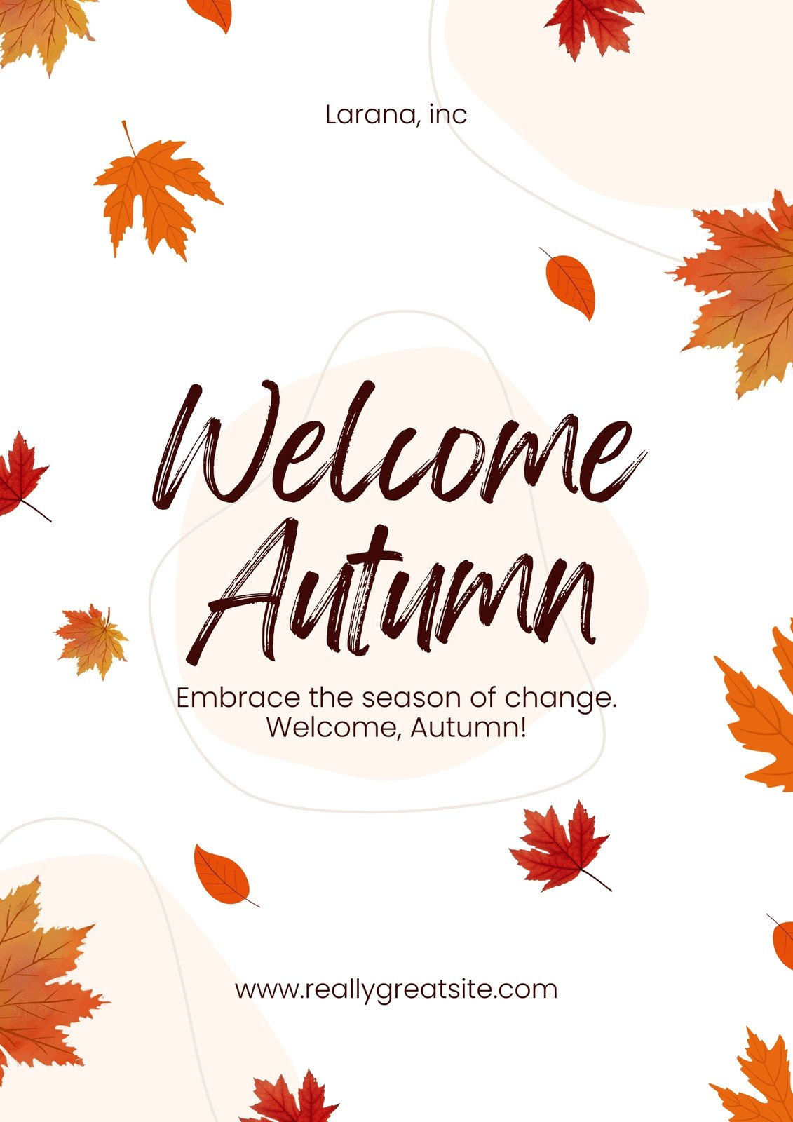 Printable Free To Edit Fall Flyer Templates | Canva for Free Printable Fall Flyer Templates
