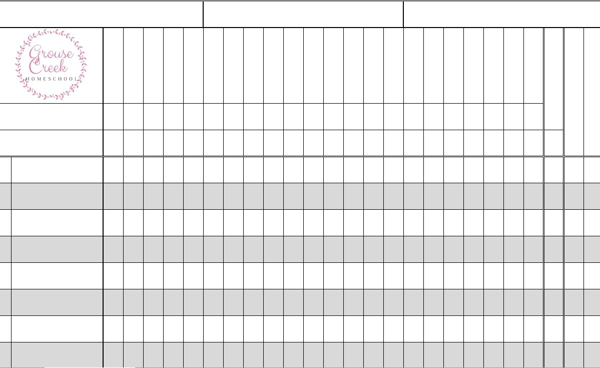 Printable Gradebook » The Spreadsheet Page - Worksheets Library for Free Printable Gradebook