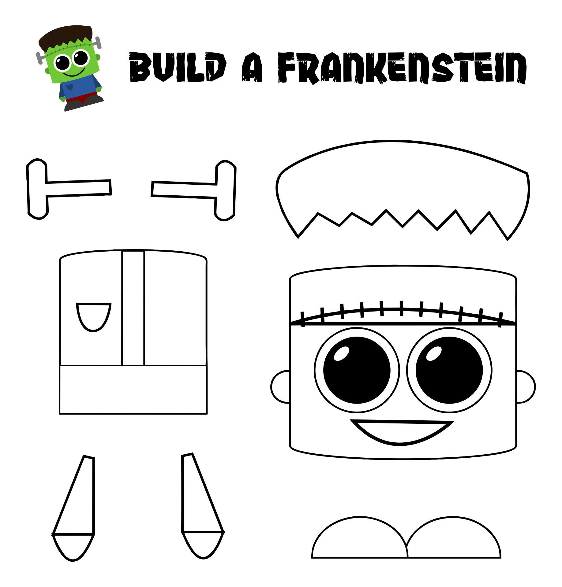 Printable Halloween Activities - Printable Party Favors within Halloween Crafts For Kids Free Printable