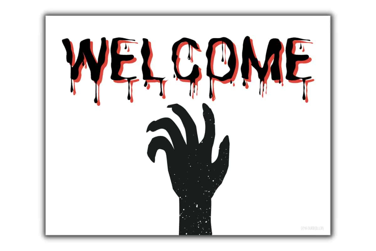 Printable Happy Halloween Sign - 19+ Free Printables ⋆ Love Our in Free Printable Halloween Decorations Scary