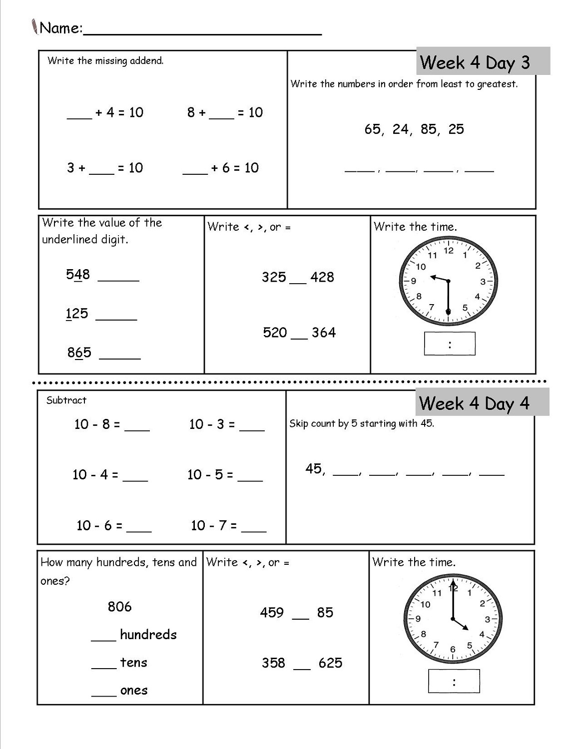 Printable Homeschool Worksheets | Activity Shelter - Worksheets in Free Homeschool Printable Worksheets