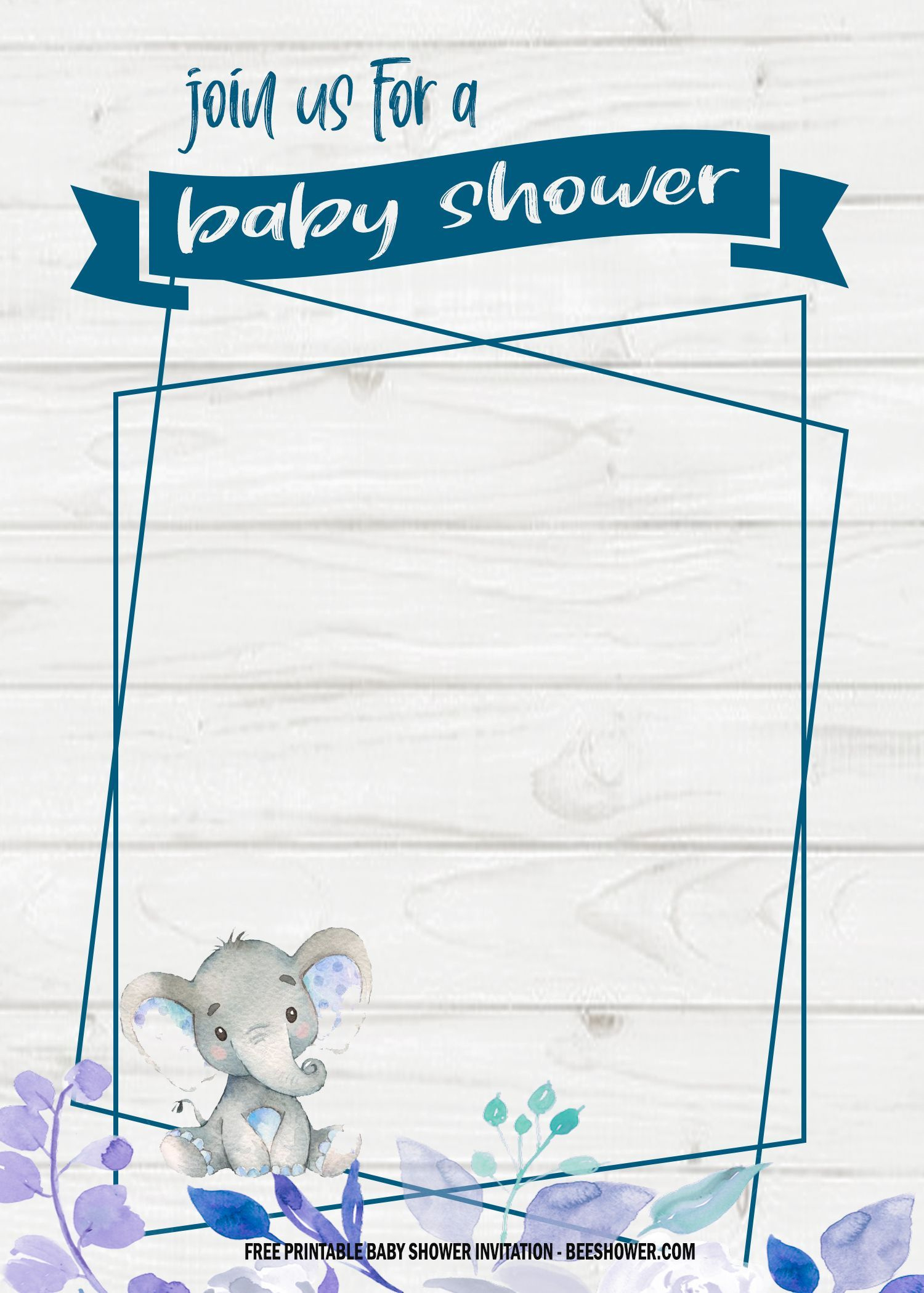 Printable Invitations Elephant Baby Shower Invites Boy Boy Little with regard to Free Printable Elephant Baby Shower Invitations