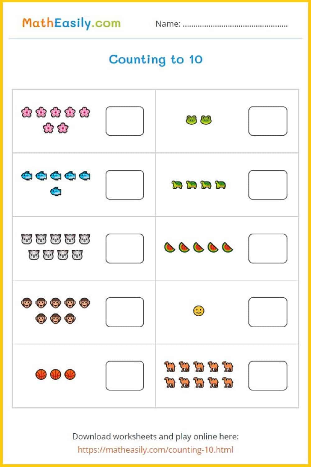 Printable Kindergarten Math Worksheets Pdf | Free Download intended for Free Printable Kindergarten Math Activities