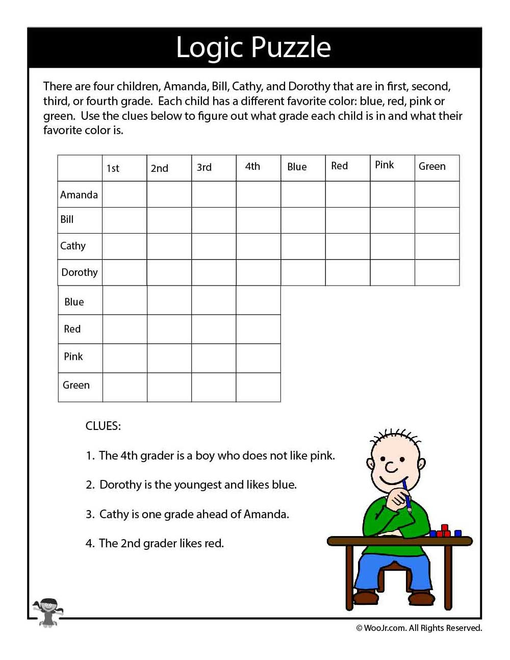 Printable Logic Puzzles For Kids | Woo! Jr. Kids Activities regarding Free Printable Logic Puzzles For High School Students