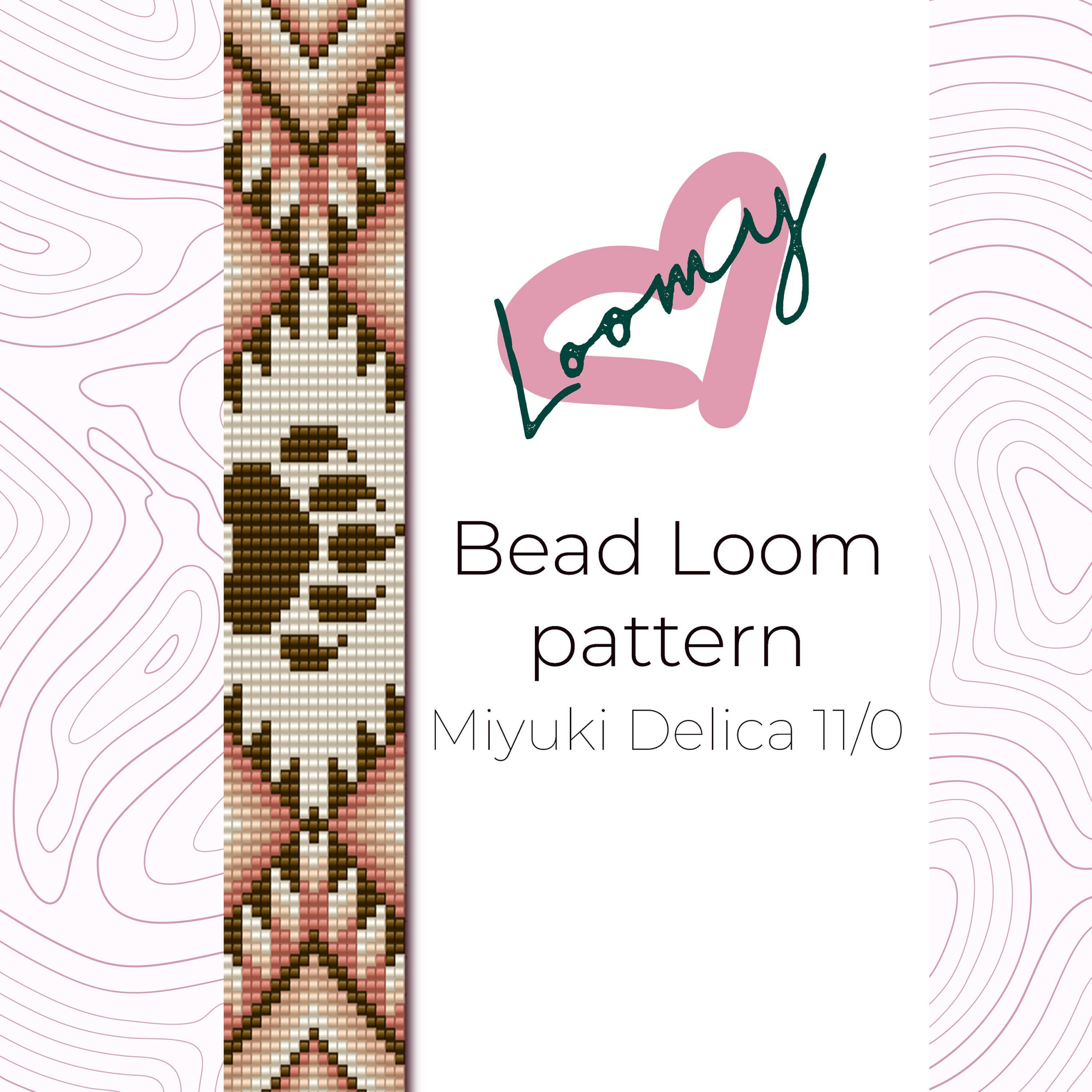 Printable Loom Beading Patterns Mixed Metals Art Deco Loom regarding Free Printable Loom Bracelet Patterns
