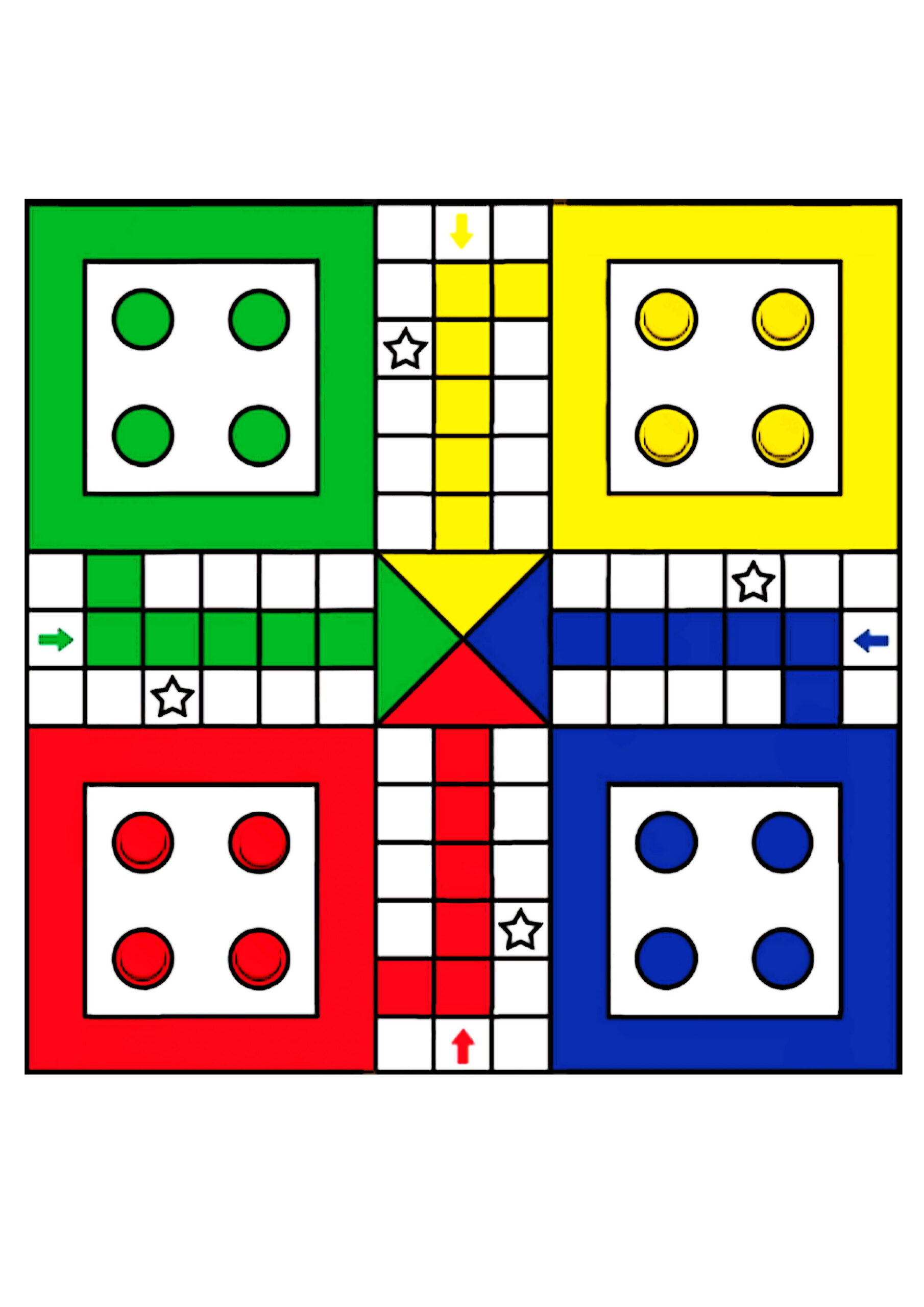 Printable Ludo Board Game - Worksheets Library in Free Printable Ludo Board