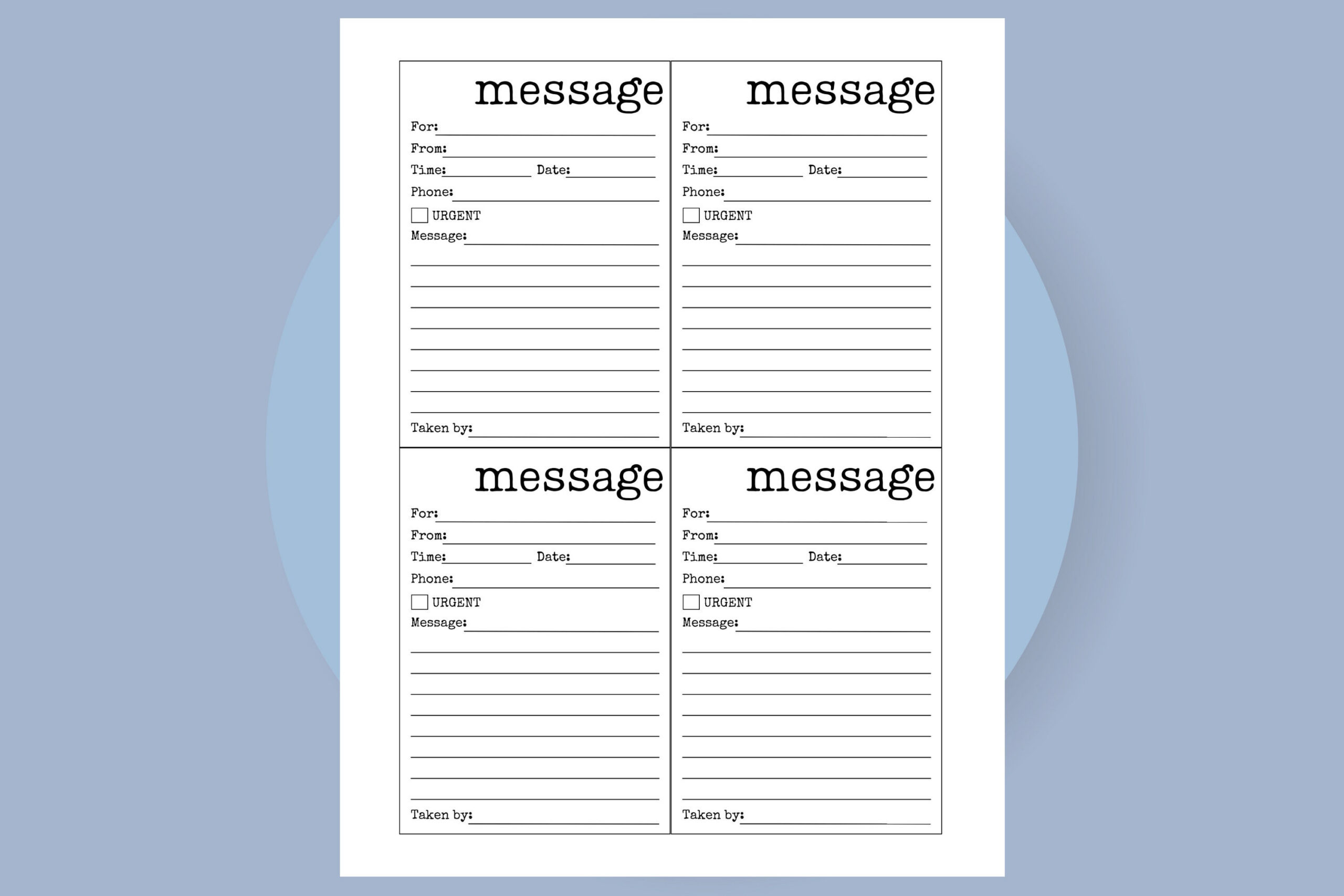 Printable Message Form, Missed Call Pdf, Phone Message Memo inside Free Printable Phone Message Template