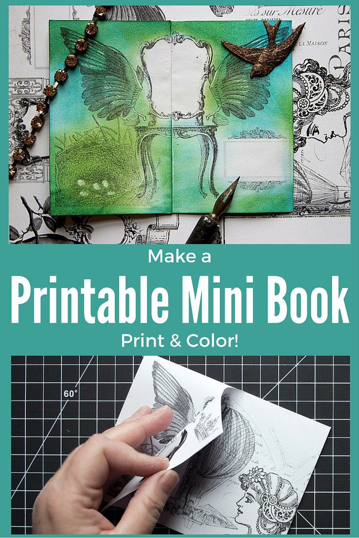 Printable Mini-Book! One Piece Of Paper Is All It Takes! pertaining to Free Printable Mini Books