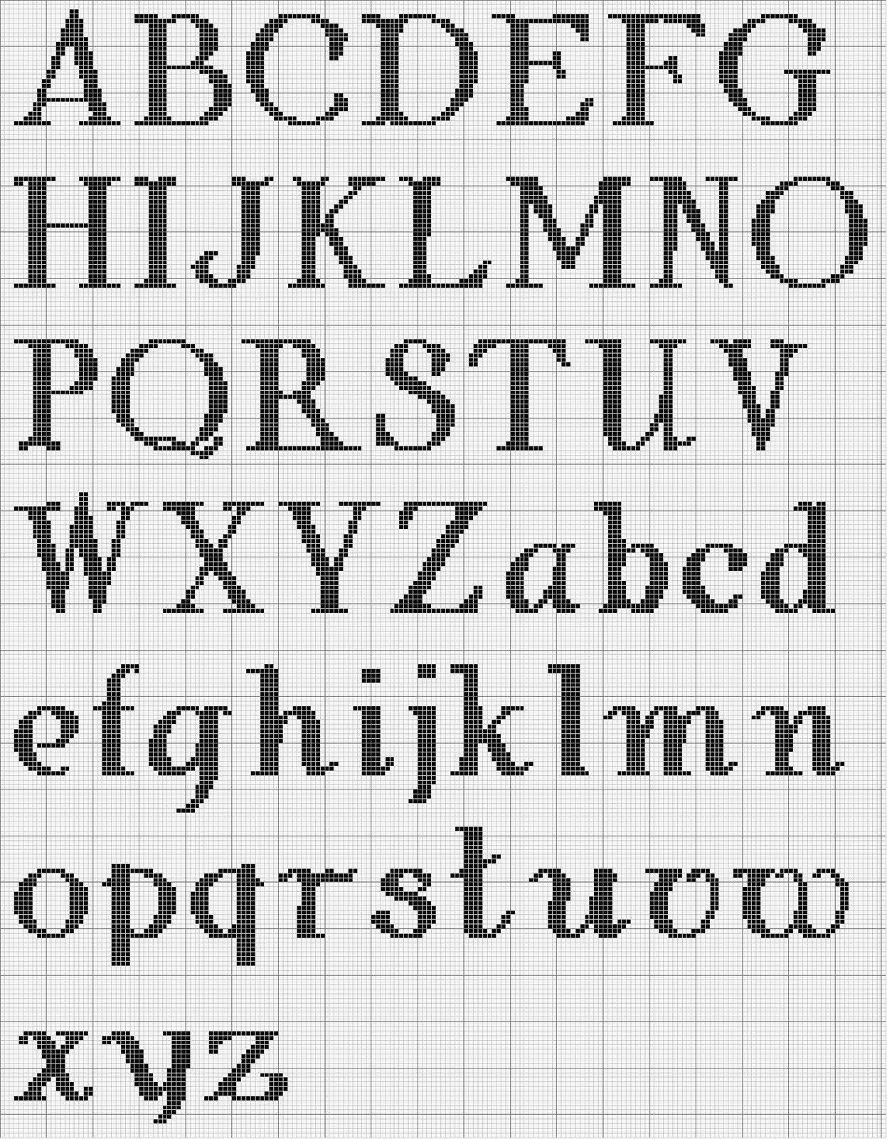 Printable Needlepoint Alphabet Patterns - Printable Party Favors regarding Needlepoint Patterns Free Printable