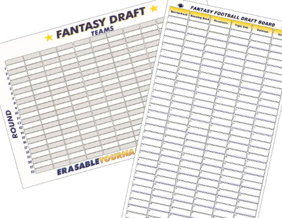 Printable Nfl Fantasy Football Draft Kit 2025 Fantasy Football regarding Free Fantasy Football Draft Kit Printable