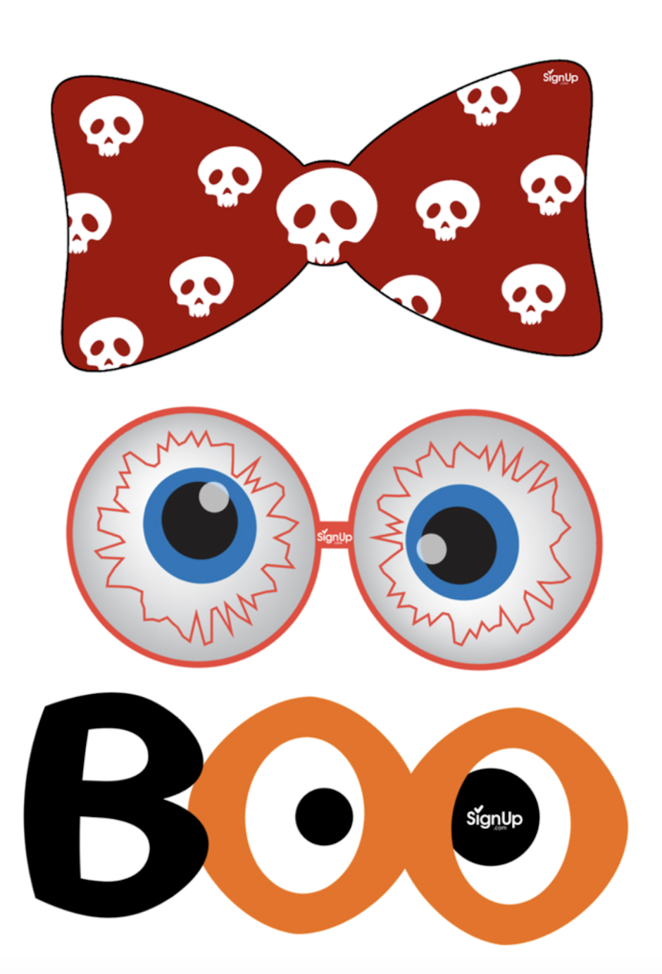 Printable Photobooth Props: Halloween Party Craft Activity regarding Free Photo Booth Props Printable Pdf