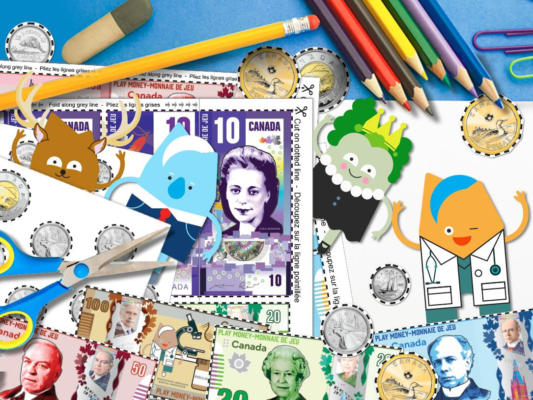 Printable Play Money - Bank Of Canada Museum regarding Free Printable Canadian Play Money For Kids