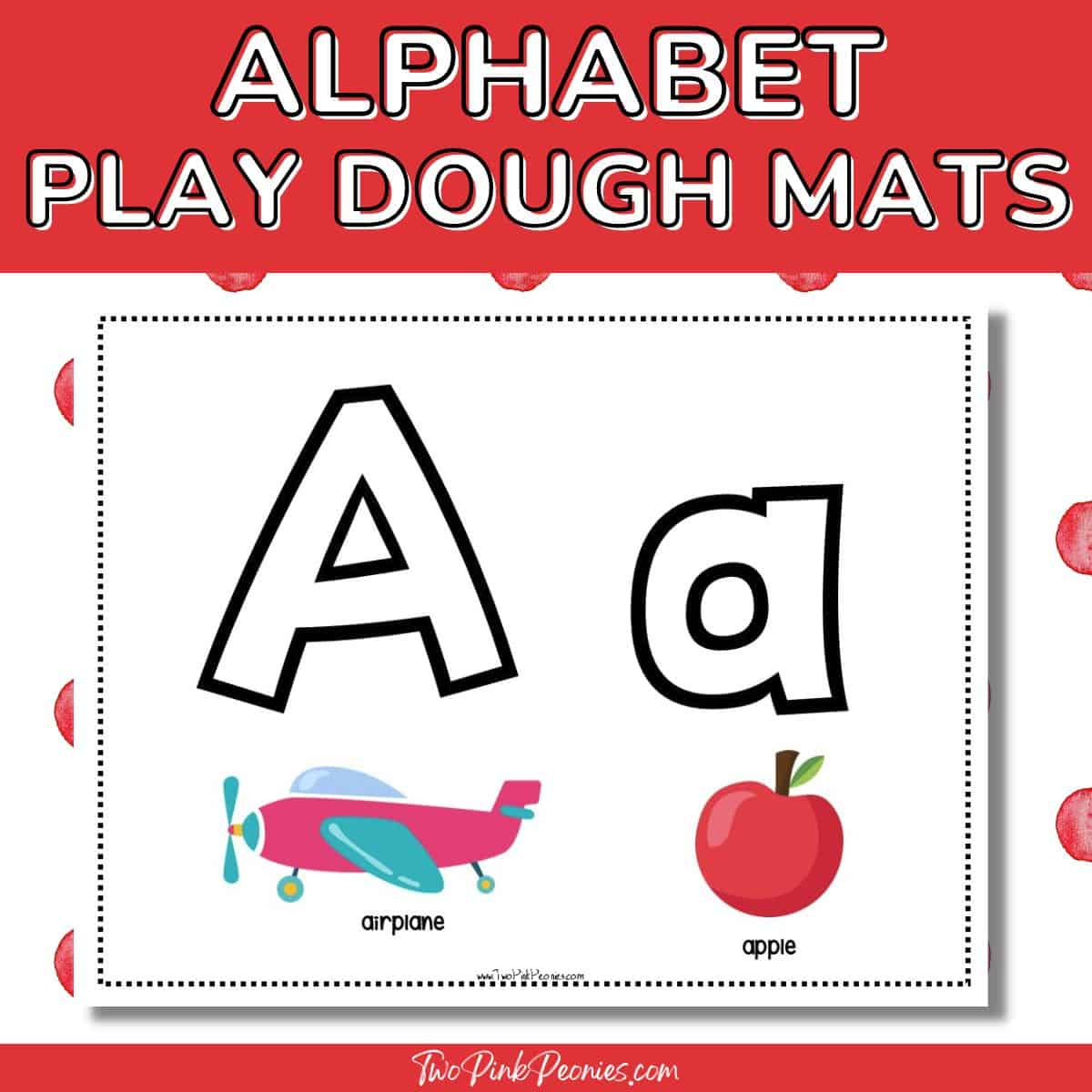 Printable Playdough Alphabet Mats {Instant Download!} regarding Alphabet Playdough Mats Free Printable