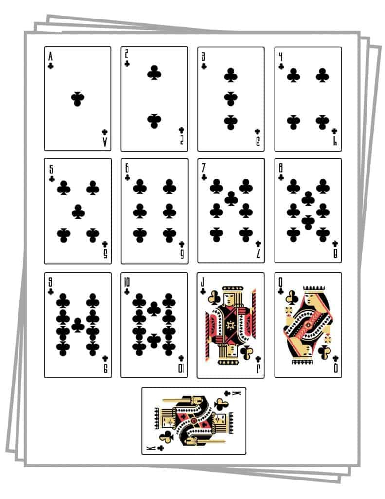 Printable Playing Cards (Free Pdf Sheets In 3 Sizes) - Worksheets throughout Free Printable Snap Cards