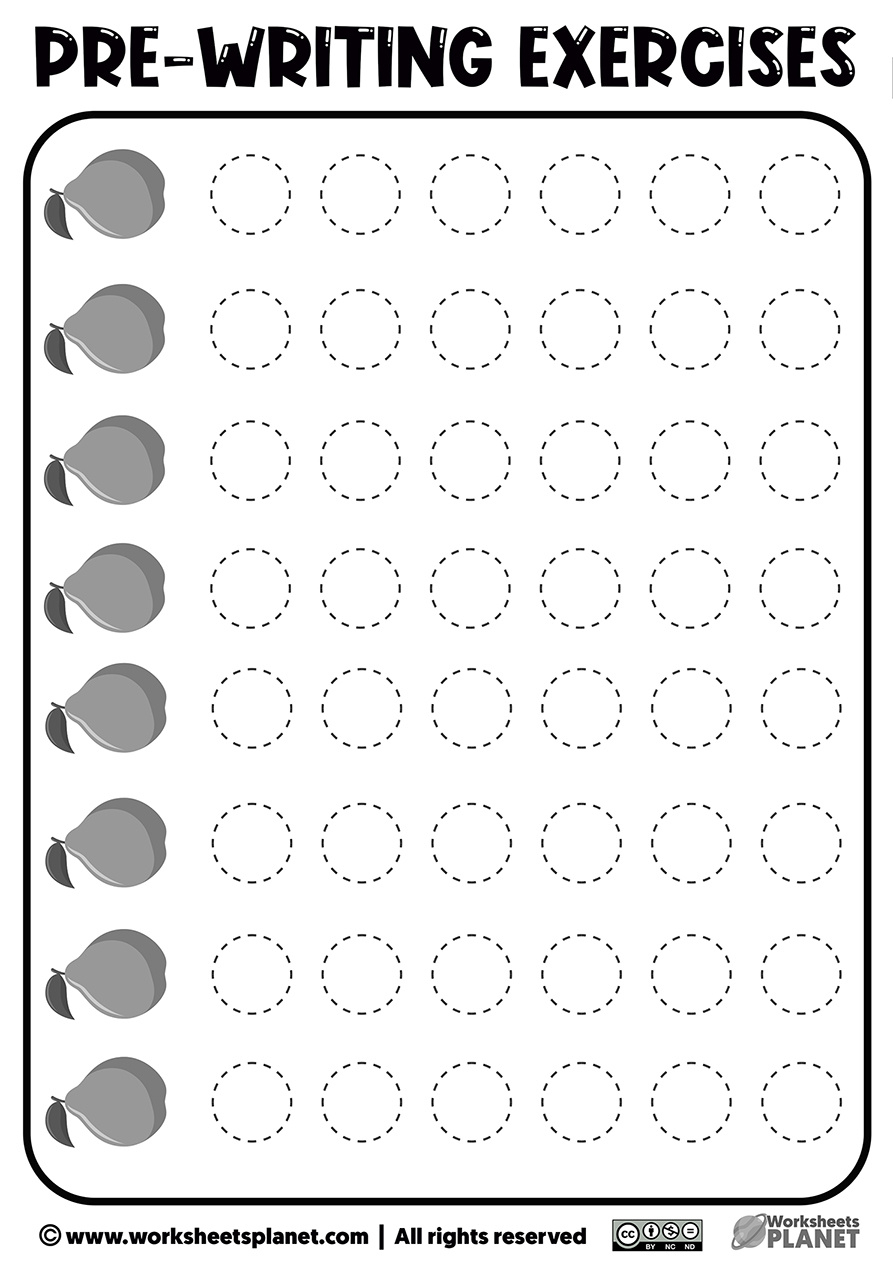 Printable Prewriting Activities For Preschoolers - Worksheets Library regarding Preschool Writing Worksheets Free Printable