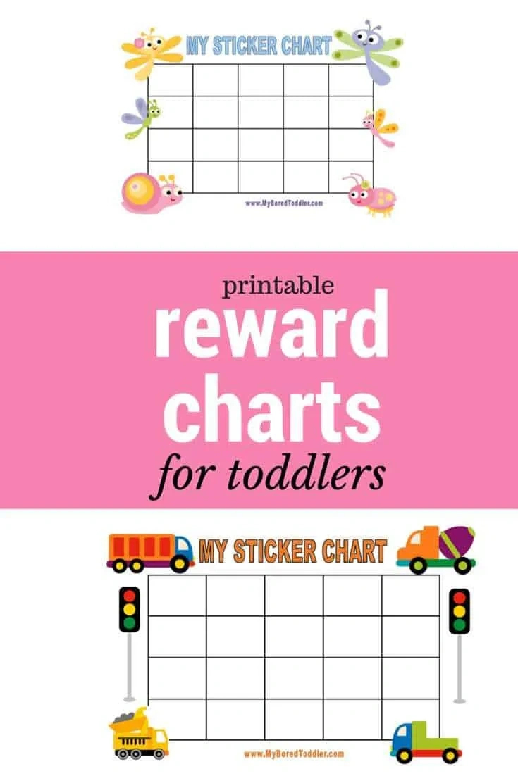 Printable Reward Charts - My Bored Toddler Reusable And Fun! regarding Free Printable Sticker Charts